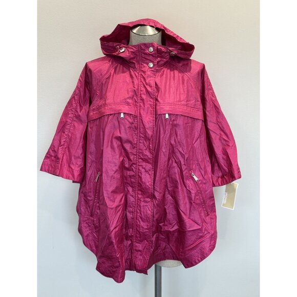 Michael Kors NWT Poncho in Fuschia Size S - Picture 1 of 5